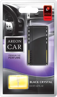 Produktbild von Original Areon Auto Parfüm Lufterfrischer Duftbaum Lüftungsgitter Black Crystal