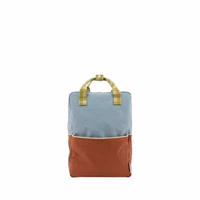 Obrázok produktu pre Veľký batoh Sticky Lemon | Colorblocking | Blue Berry + Willow Braun + Pear Green