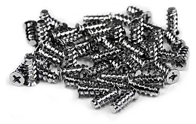 Productafbeelding van StarTech.com Schroeven voor PC-behuizingventilatoren - Verpakking van 50 stuks - Schroefset - 1,1 cm (verpakking met 50) - Geschikt voor artikelnummers: FAN12025PWM, FAN8025PWM, FANBOX, FANBOX12, FANBOX2, FANBOX92, PCSCREWKIT
