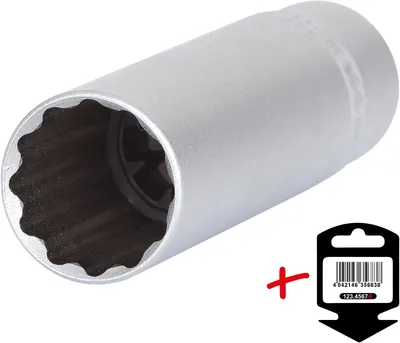 Produktbild von KS Tools Zündkerzen-Stecknuss, 3/8', 14 mm, dünnwandig