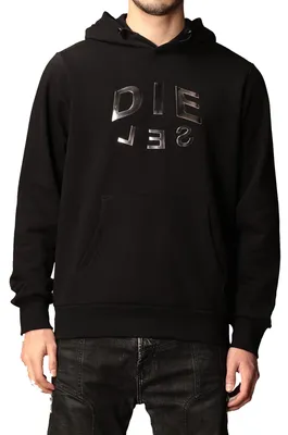 Produktbild von Diesel Herren S-GIRKEL-HOOD-A60 SWEATER Hoody Kapuzenshirt Schwarz