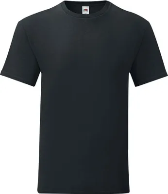 Produktbild von Fruit Of The Loom T-Shirt Herren Iconic T schwarz 4XL