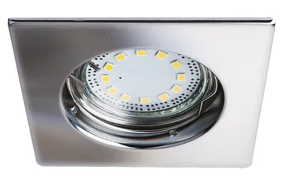 Image de Rabalux 1053 Lampes encastrées Lite GU10 1x MAX 50 métal chromé