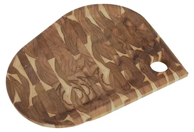Produktbild von Teakholz Servier- und Präsentationsbrett 40 x 30 x 3 cm