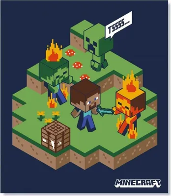Produktbild von FLEECEDECKE 100x140cm Minecraft