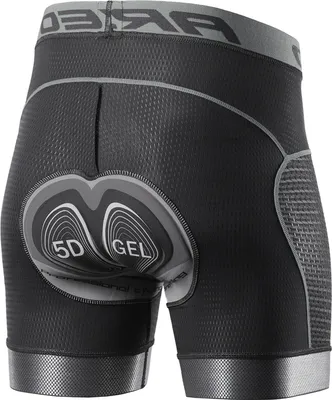 Produktbild von Lixada Radlerhose Herren mit Sitzpolster 5D Gepolsterte Fahrradhose kurz Atmungsaktive Elastizität Schnelltrocknende Stoßfeste Herren Fahrrad Hosen Radhose (L)
