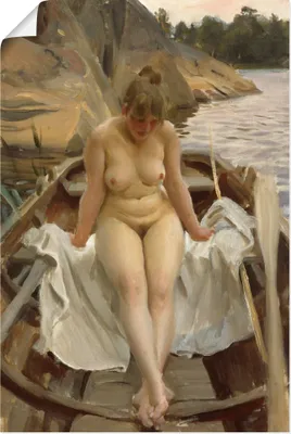 Produktbild von ARTland Poster In Werners Ruderboot Größe: 20x30 cm