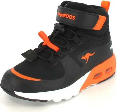 Produktbild von KangaRoos Sneaker KX-Hydro Größe 33, Farbe: jet black/neon orange