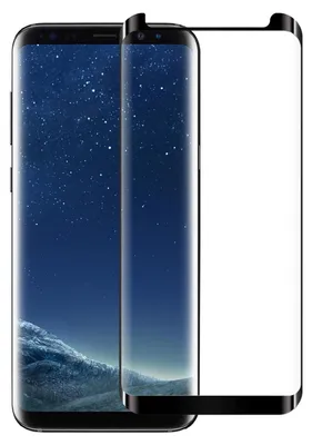 A screen protector is shown next to a smartphone.