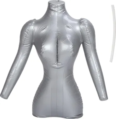 Produktbild von Kleidungsanzeige Modell PVC Material Female Mantel Oberkörper aufblasbare Schaufensterpuppe Rack