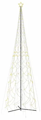 Immagine prodotto di vidaXL Cono natalizio bianco caldo 3000 LED 230x800 cm