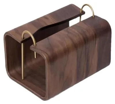 Produktbild von Holz-Taschentuchhalter für Badezimmer und Wohnzimmer