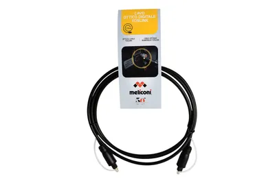Obrázek produktu pro Meliconi 497202 Audio kabel 1,5 m TOSLINK černý