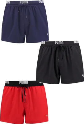 Produktbild von Puma Swim Men Logo Short Length Swi Red Red M