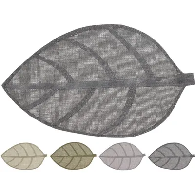Productafbeelding van 20 placemats, ongeveer 50x33 cm, bladvormig, tafelonderleggers, bescherming
