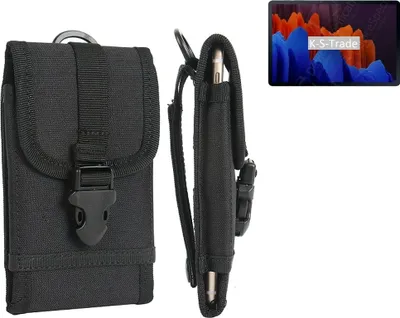 Produktbild von K-S-Trade Holster Handy Hülle kompatibel mit Oppo A53 (2020) Holster Handytasche Gürtel Tasche Schutz Hülle Robust Outdoor schwarz