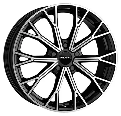 Imagen del producto de Llanta De Aleación Mak Asphalt, 8.5X21, 5X120, Et 40, Negra Brillante