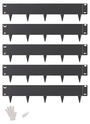Zdjęcie produktu dla Obrzeże trawnikowe VEVOR, zestaw 5 sztuk, 990x207x1,5 mm, odporne na rdzę metalowe obrzeże rabatowe, obrzeże rabatowe, obrzeże trawnikowe, łatwe w montażu, ścianka działowa