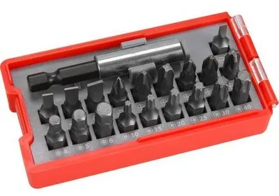 Produktbild von Extol Premium (8819640): Set mit 20 Stück magnetische Spitzenhalter aus CrV-Stahl
