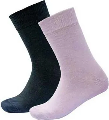 Zdjęcie produktu dla Devold Of Norway Daily Merino Light Long Socks 2 Pary Czarny, Różowy EU 28-30 Dziewczęta Czarny, Różowy EU 28-30