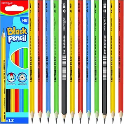 Produktbild von Keyroad HB Skizzierstifte 12er Set, Buntmix