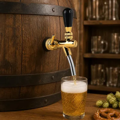 Produktbild von Omgoods – Verstellbarer Zapfhahn für Bier, aus Edelstahl