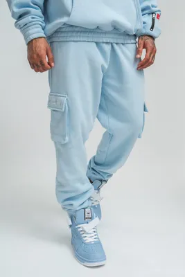 Produktbild von DADA Supreme Jogginghose Logo Cargotaschen Elastischer Bund Stilvoll Größe: XL