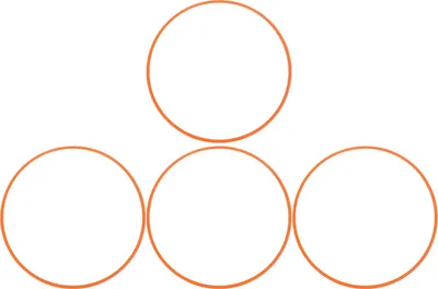 Imagen del producto de 4 protectores para llantas de 19 pulgadas, autoadhesivos, de ABS y resistentes a los arañazos, color naranja