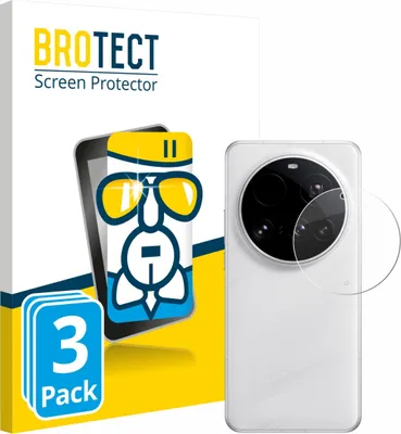 Produktbild von 3x BROTECT Schutzglas für Xiaomi 15 Ultra (NUR Kameraschutz) Schutzfolie Panzer Folie Glas Display Schutz klar