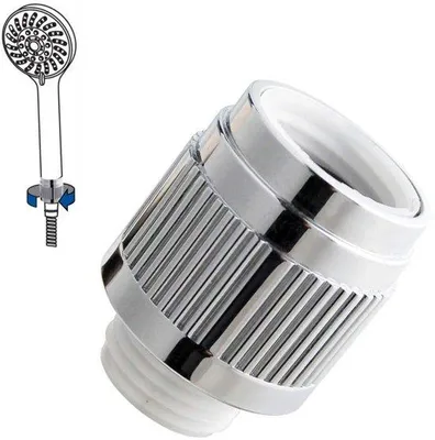 Produktbild von Chrom-Einbauduschkop mit Wasserbesparung, 0,1-23 l/min, verstellbar
