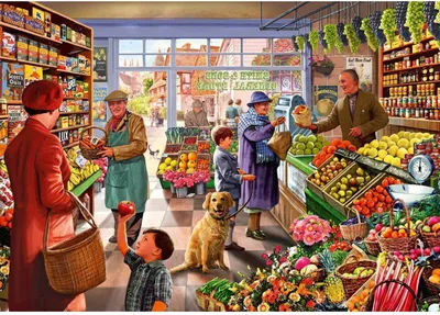 Produktbild von Crisp: Village Greengrocer BlueBird 1 000 pcs