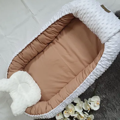 Produktbild von Babynest Cocoon Nestchen Kokon Haselnuss