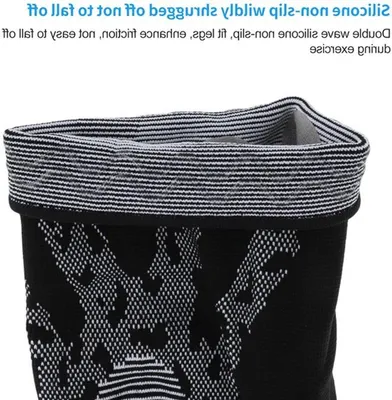 Bequeme und dehnbare Kniebandage für Laufen und Fußball, Unisex, Größe L, schwarz und grau, optimale Unterstützung und Schutz