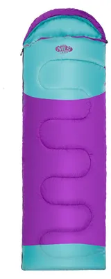 Zdjęcie produktu dla Śpiwór NILS Camp NC2008 fioletowy/turkusowy