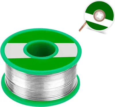 Produktbild von Lötzinn 0.8mm und Entlötlitze Lötdraht Elektronik, Lötzinn Draht Lötmittel zum Elektrolöten und Heimwerken für Reparatur Elektrolöten Heimwerken (20g/Band)
