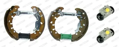 Produktbild von FERODO Bremsensatz Trommelbremse Hinten für OPEL Corsa D Schrägheck (S07) FMK442