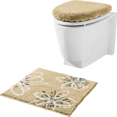 Produktbild von Erwin Müller WC-Deckelbezug Palamas" beige 47x50 cm"
