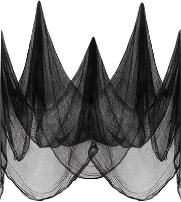 Image de Serviettes noires effrayantes de 200 à 400 cm pour Halloween en extérieur