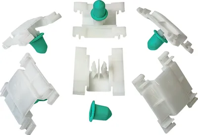 Produktbild von 15x Zierleiste Befestigungs Klammer Clip mit Tülle für VW 3 Golf Jetta Vento Cabrio | 1H0853585