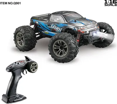 Produktbild von 1:16 Bürstenlose Allradantrieb High Speed RC Car Spielzeug blau_1:16