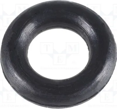 Immagine prodotto di 50 guarnizioni O-ring nere. Specifiche: spessore 1 mm, diametro interno 2 mm, materiale NBR