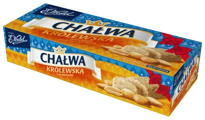 Zdjęcie produktu dla E. Wedel Chałwa Królewska z orzechami 250g