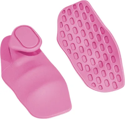 Produktbild von 1/2 Paar Gewichthebergriffe, rutschfest, für Männer und Frauen, Fitnessstudio, Training, Handflächenschutz, Hantel-Klimmzug-Übungen, fingerlose Handschuhe A