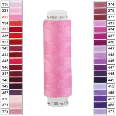 100m / 1 Spule Unipoly 120 TEX14x2 Polyester rosa