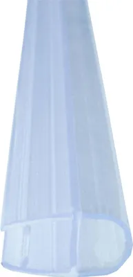 Produktbild von Bagnoxx Duschdichtung Spaltdichtung, 200cm, transparent, Hohlkammerprofil, 6mm, Duschdichtungen für Duschtüren im Badezimmer, Türdichtung unten, gegen Spritzwasser, PVC