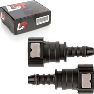 Produktbild von 2x Schnellverschluss Kraftstoffleitung Schlauchkupplung gerade schmal 9,49 * 8mm