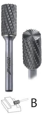 Obrázok produktu pre Valcová fréza so zubami B12x25 mm, stopka 6 mm