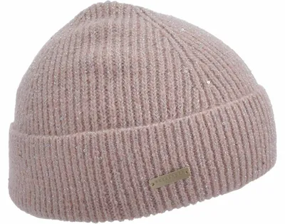 Seeberger Aufschlagmütze in zartem Pailettengarn 20025-0 in beige