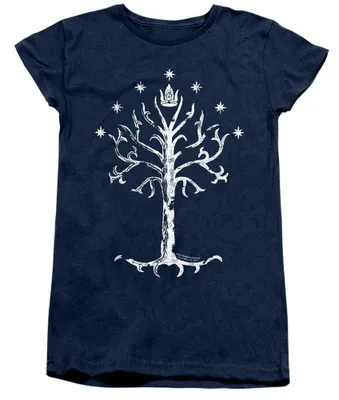 Immagine prodotto di Lord of the Rings - T-shirt da donna, modello aderente, codice TV40883 (taglia XXL), colore blu navy