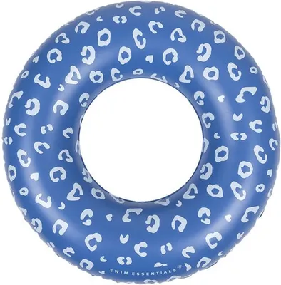 Produktbild von Swim Essentials Schwimmring – Blau – Leopardenmuster – Ø 90 cm